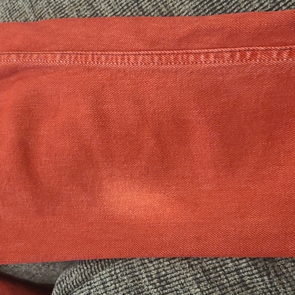 Helmut Lang Unisex Straight Leg Jeans in Red - Size: 27 (Men) 26 (Women's) - Picture 4 of 7